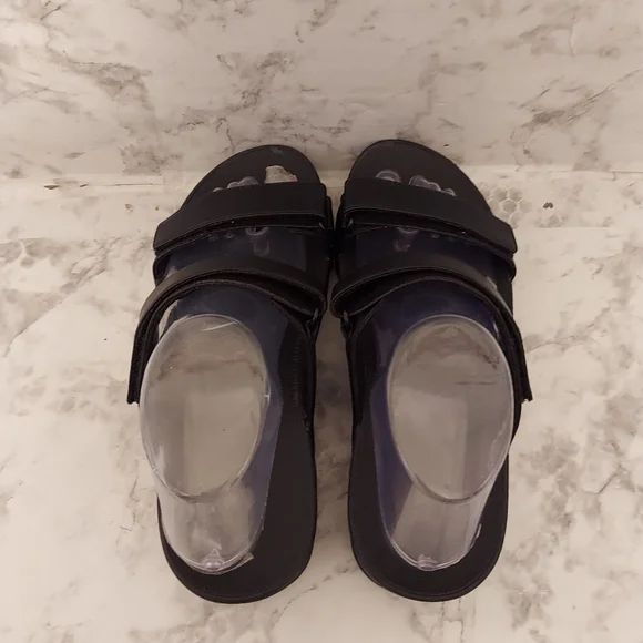 Pre-owned Fitflop Lulu Leather Slides - Picture 4 of 7